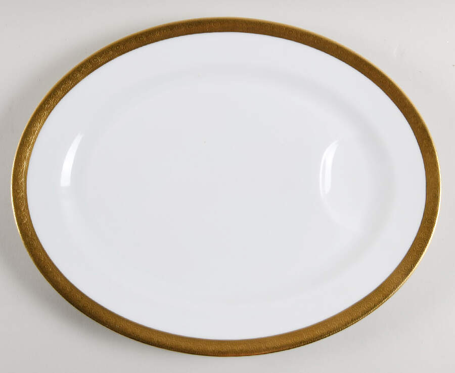 Du Barry 13" Oval Serving Platter by Haviland-1