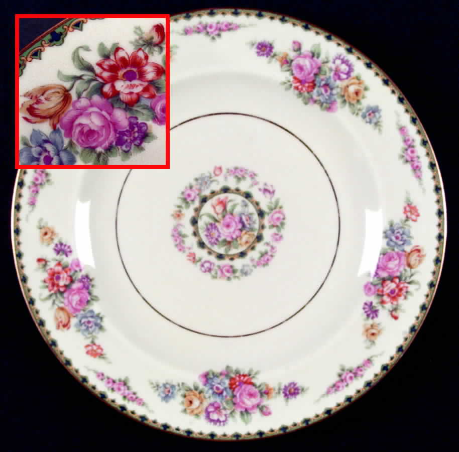 Dubarry Dinner Plate by Haviland-1