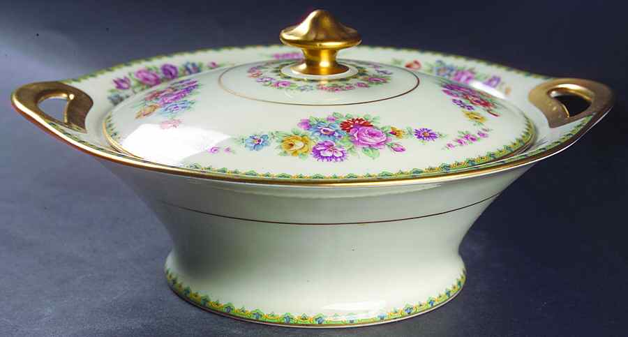 Dubarry Round Covered Vegetable by Haviland-1