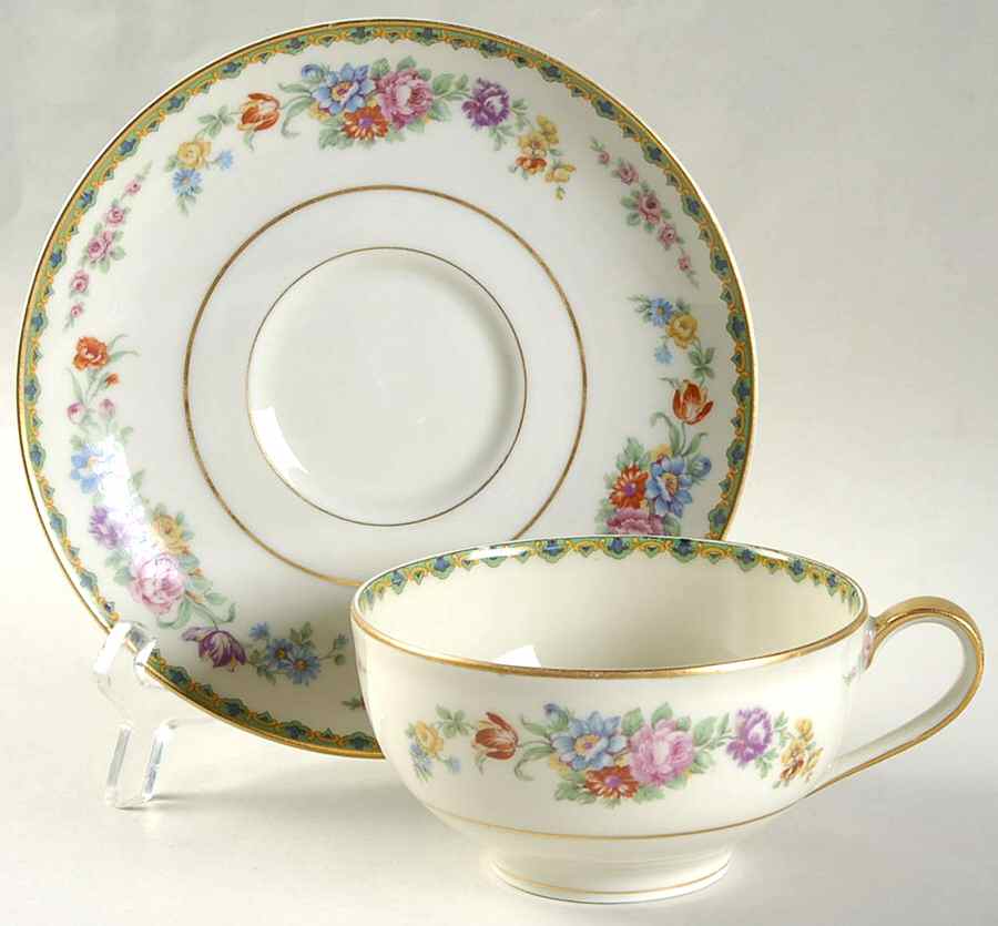 Dubarry Oversized Cup & Saucer Set by Haviland-1