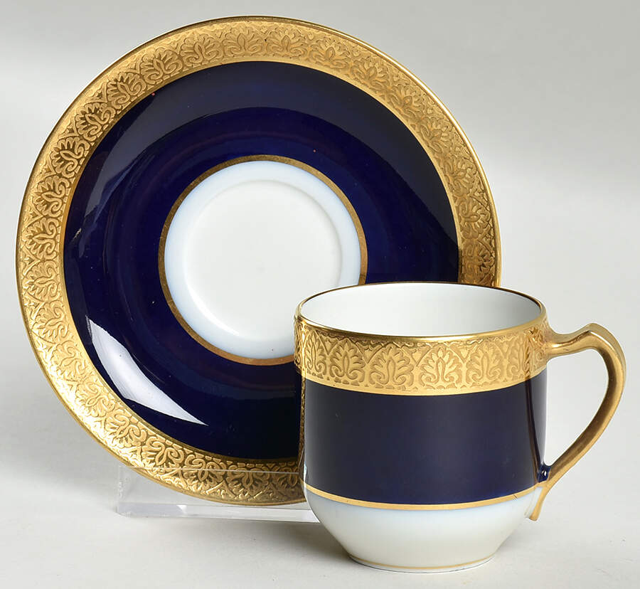 Duchess Flat Demitasse Cup & Saucer Set by Haviland-1