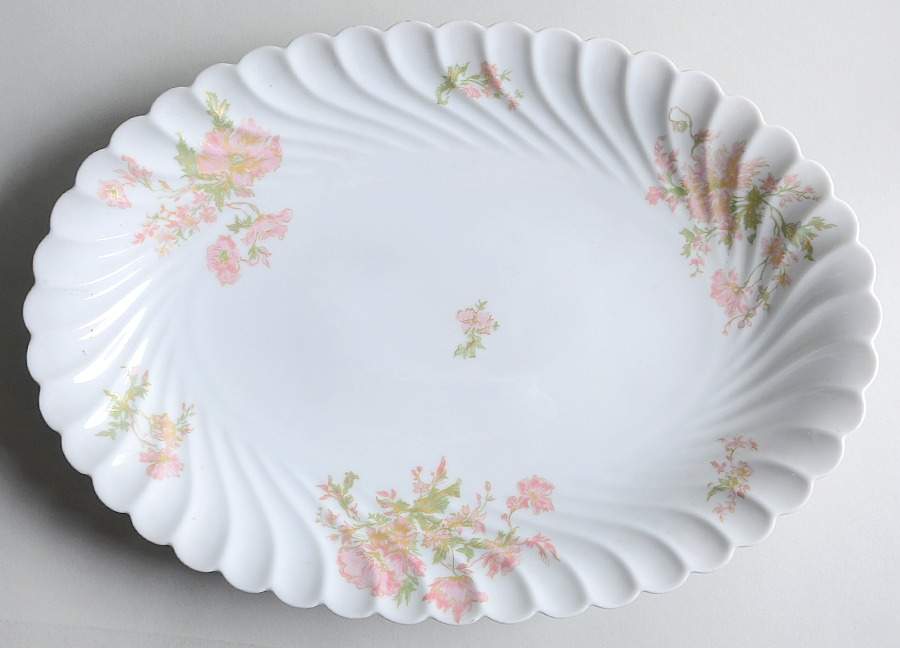 Dumont 13" Oval Serving Platter by Haviland-1