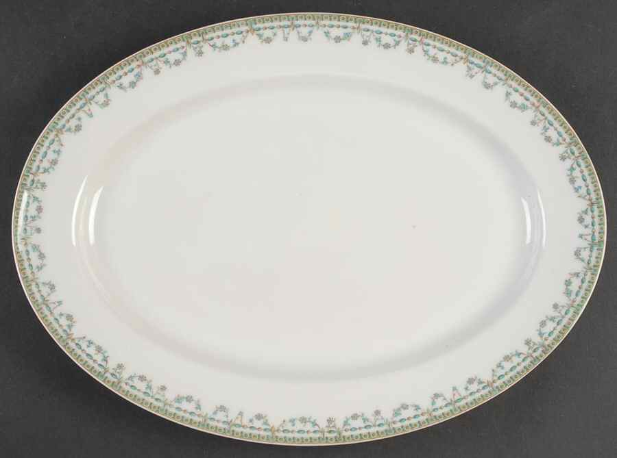 Durana 13" Oval Serving Platter by Haviland-1