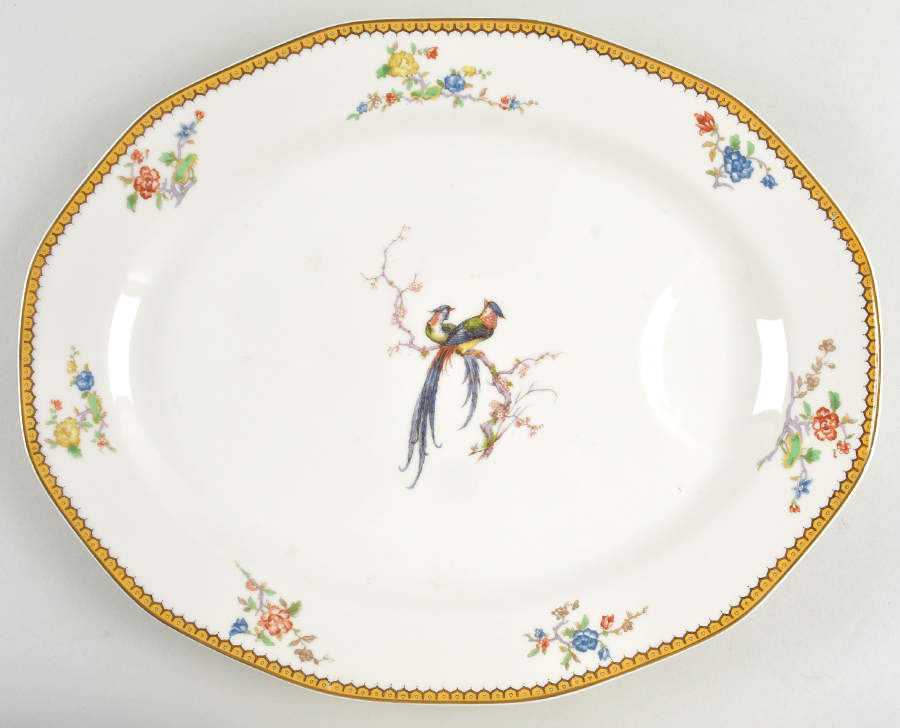 Eden 15" Oval Serving Platter by Haviland-1