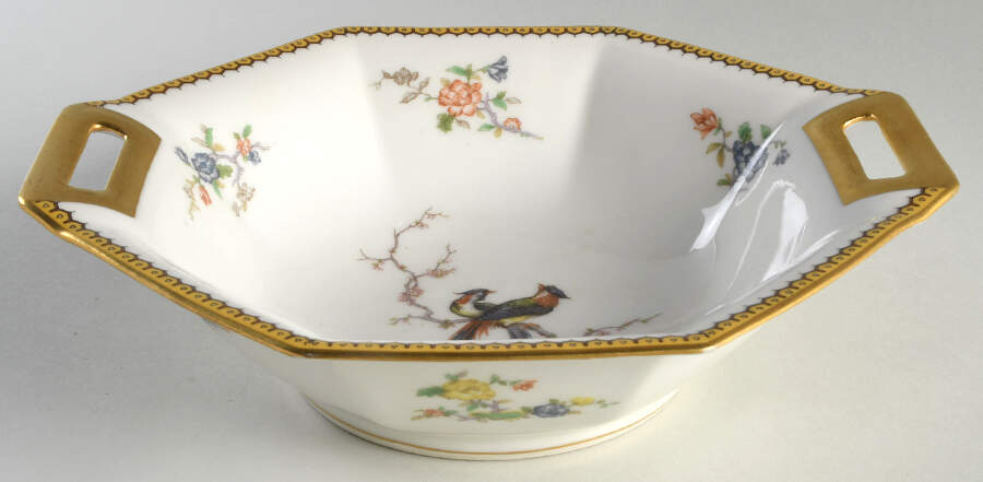 Eden 10" Octagonal Vegetable Bowl by Haviland-1