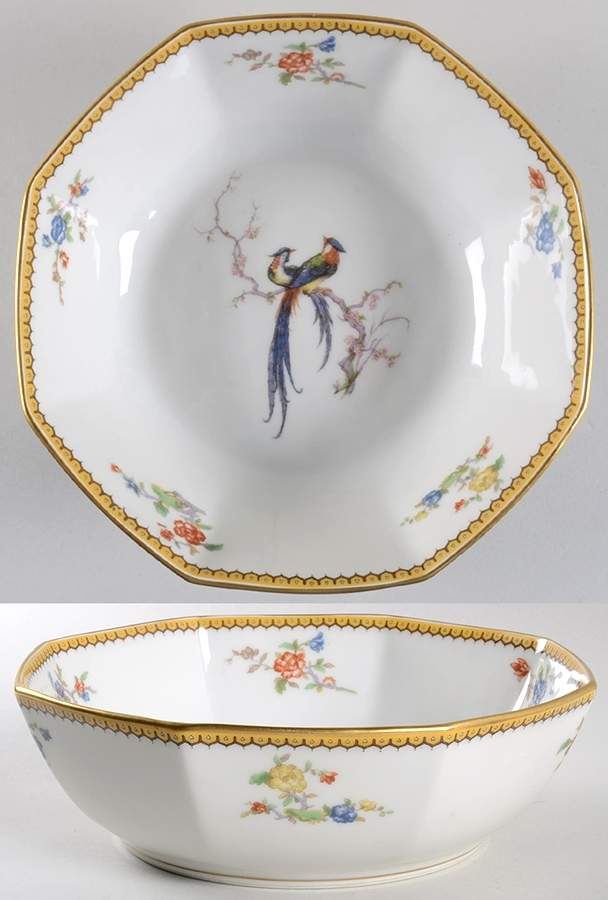 Eden 9" Octagonal Vegetable Bowl by Haviland-1