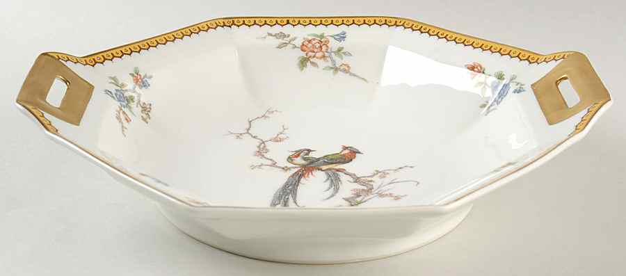 Eden 10" Octagonal Vegetable Bowl by Haviland-1