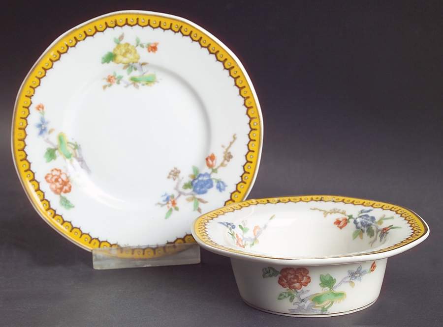Eden Ramekin & Saucer Set by Haviland-1
