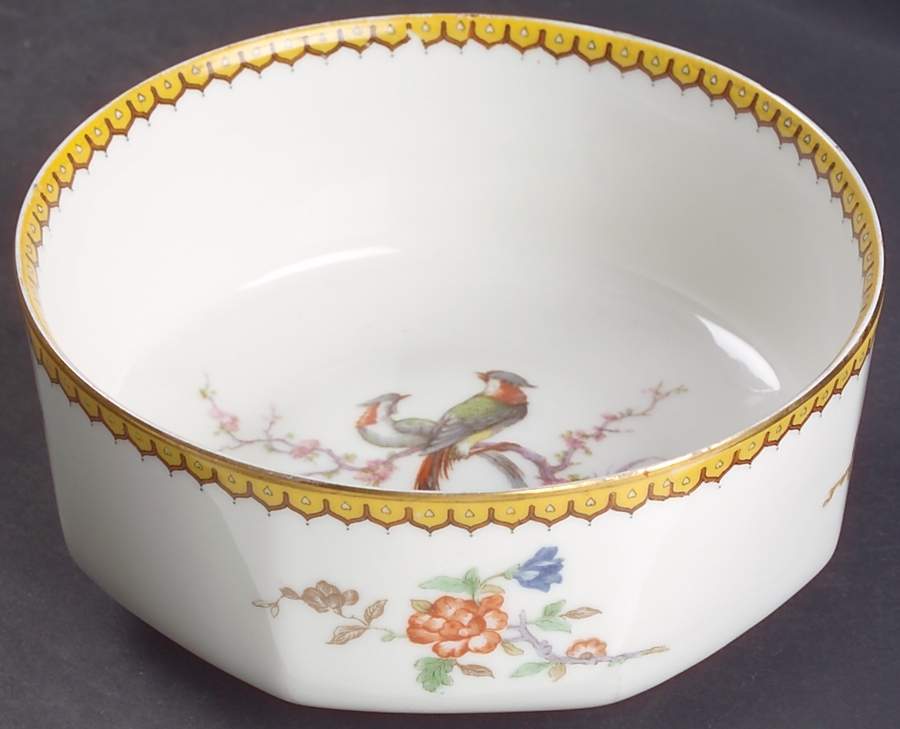 Eden Cranberry Bowl by Haviland-1