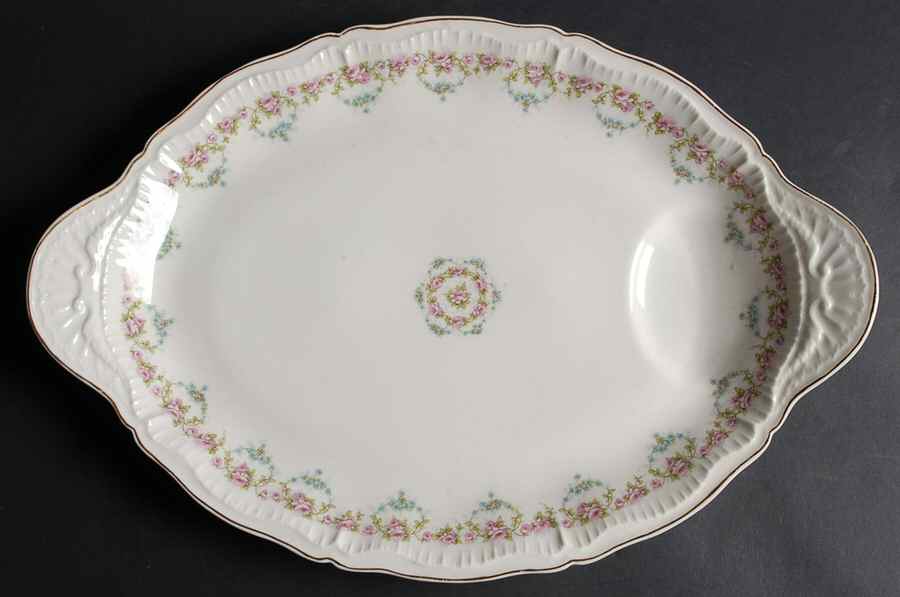 Elaine 16" Oval Serving Platter by Haviland-1