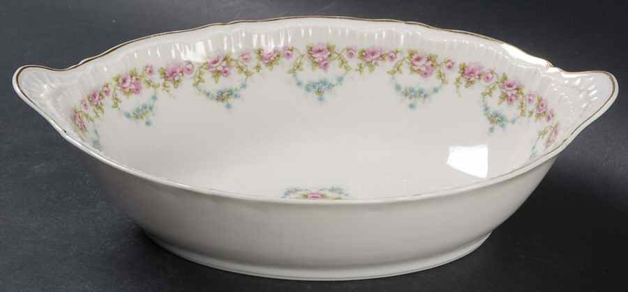Elaine 10" Oval Vegetable Bowl by Haviland-1