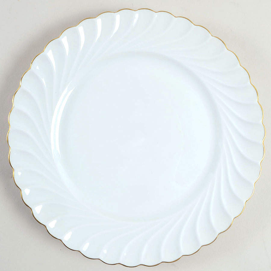 Elegance (Torse Blank) Luncheon Plate by Haviland-1