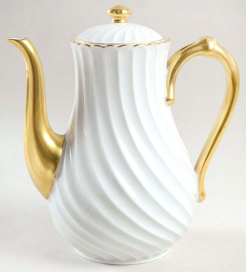 Elegance (Torse Blank) Coffee Pot & Lid by Haviland-1