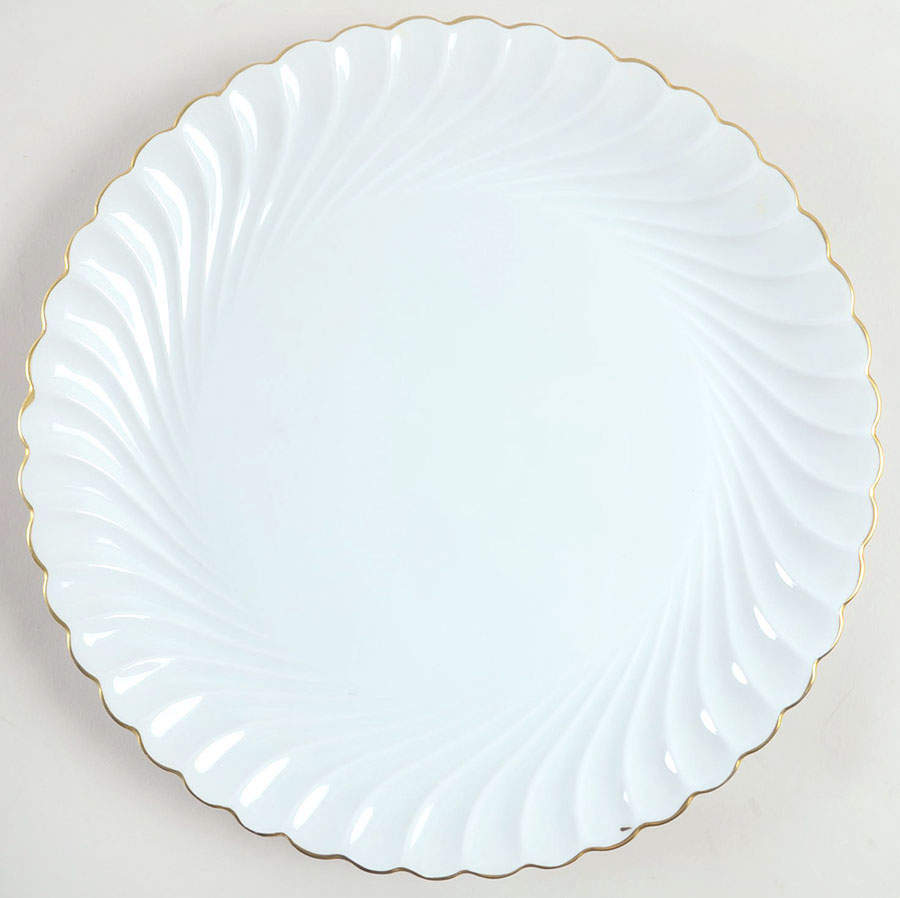 Elegance (Torse Blank) 12" Chop Plate (Round Platter) by Haviland-1