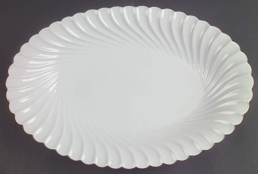 Elegance (Torse Blank) 15" Oval Serving Platter by Haviland-1