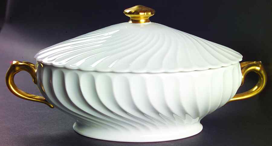 Elegance (Torse Blank) Oval Covered Vegetable by Haviland-1