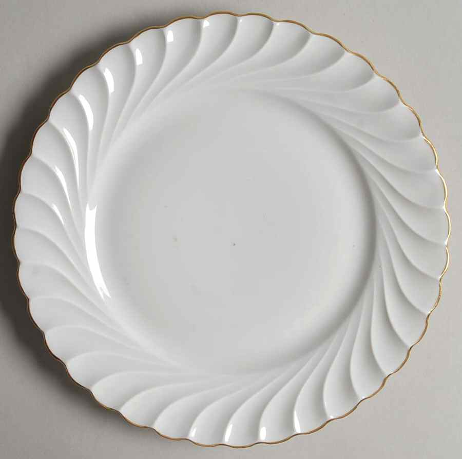 Elegance (Torse Blank) Dessert Luncheon Plate by Haviland-1