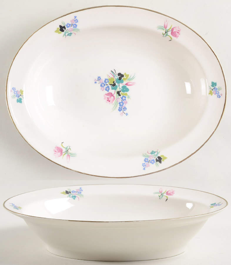 Ellwood 9" Oval Vegetable Bowl by Haviland-1