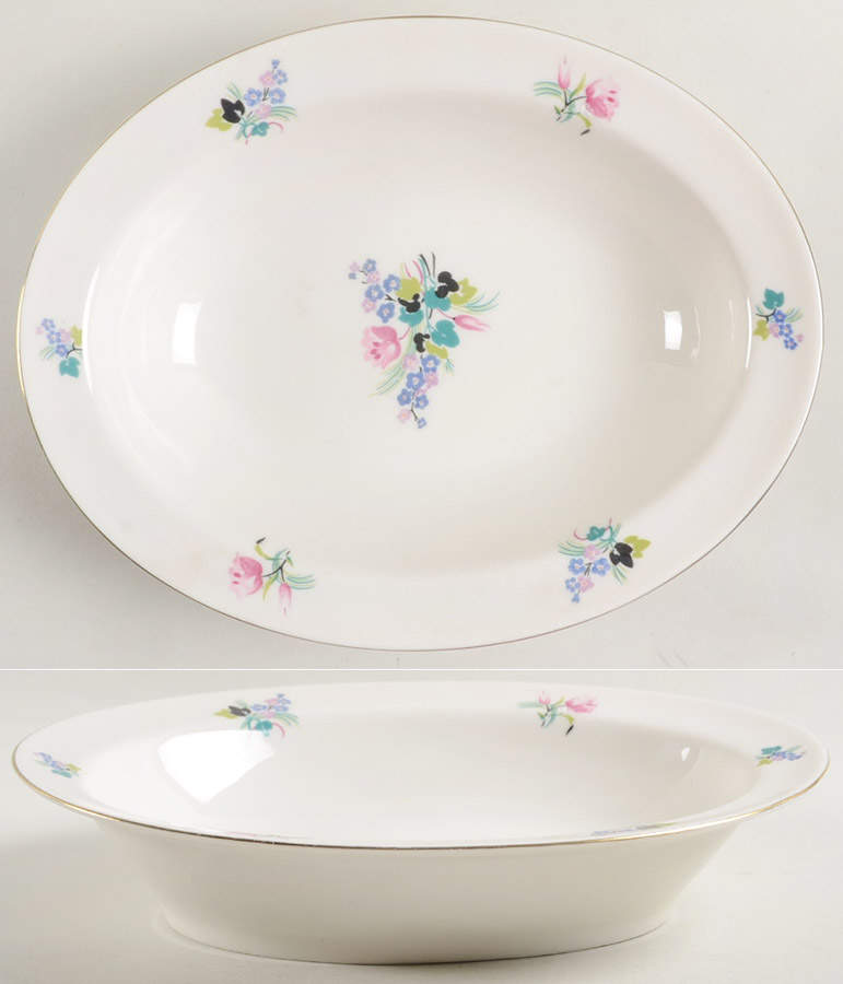 Ellwood 9" Oval Vegetable Bowl by Haviland-1