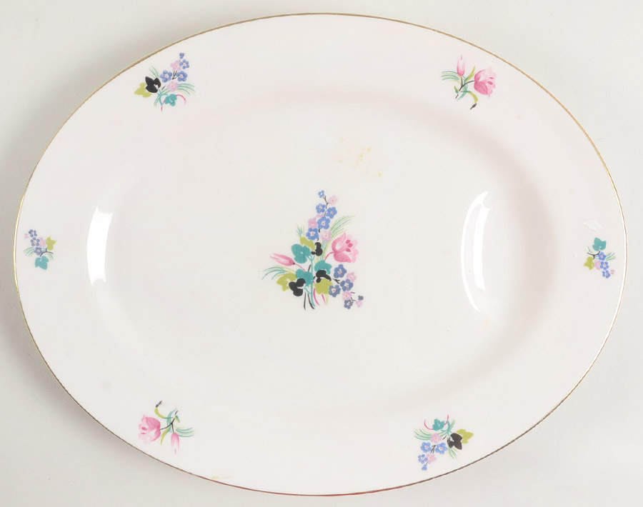 Ellwood 11" Oval Serving Platter by Haviland-1