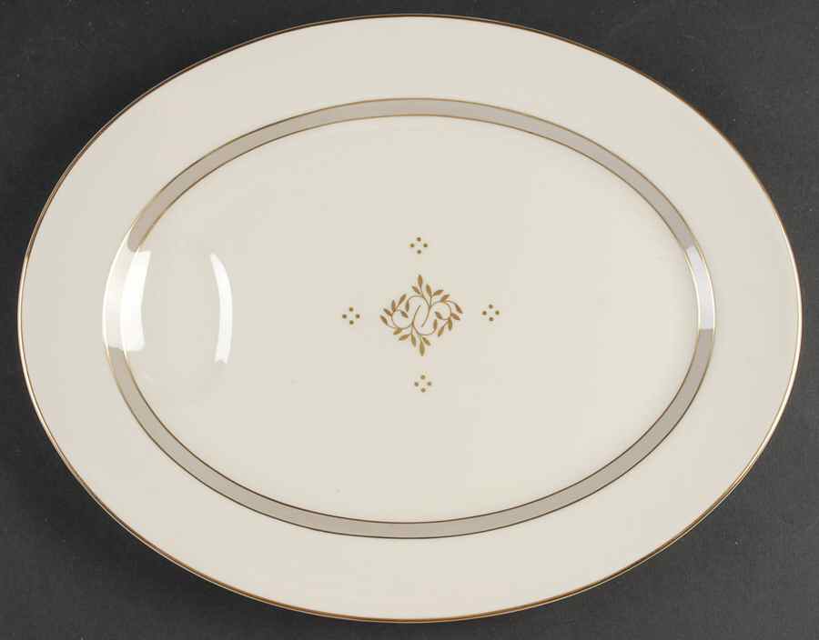 Elysee 14" Oval Serving Platter by Haviland-1