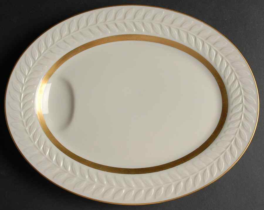 Embassy 11" Oval Serving Platter by Haviland-1