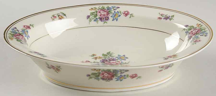 Empress 9" Oval Vegetable Bowl by Haviland-1