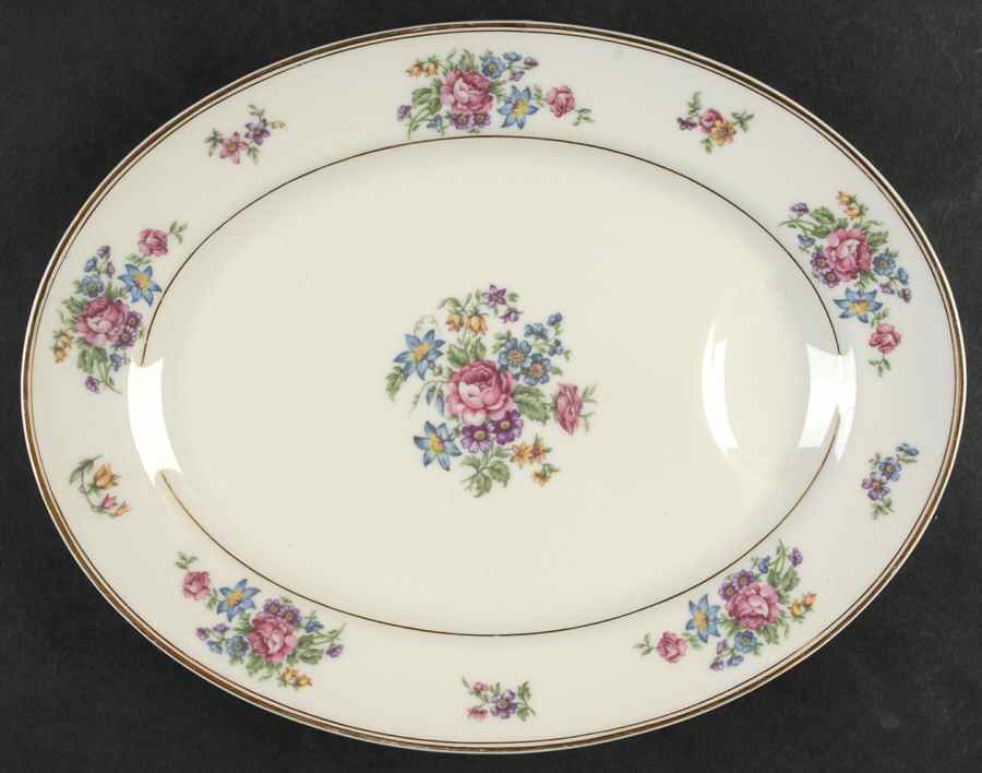Empress 11" Oval Serving Platter by Haviland-1