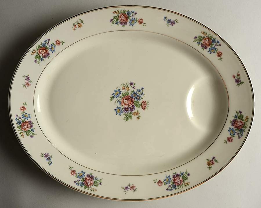 Empress 15" Oval Serving Platter by Haviland-1