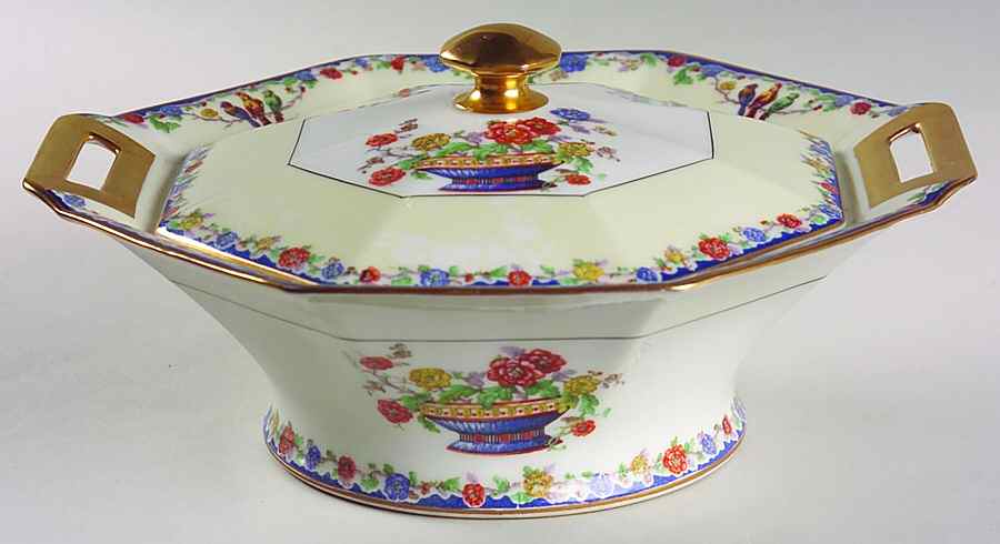 Enchantment (Birds) Round Covered Vegetable by Haviland-1