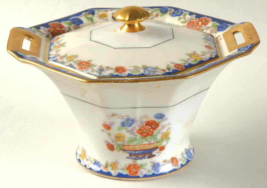 Enchantment (Birds) Sugar Bowl & Lid by Haviland-1