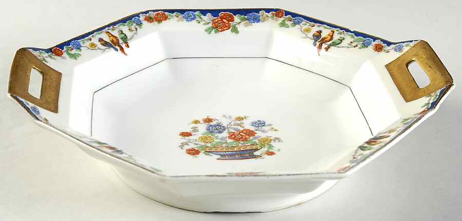 Enchantment (Birds) 9" Octagonal Vegetable Bowl by Haviland-1