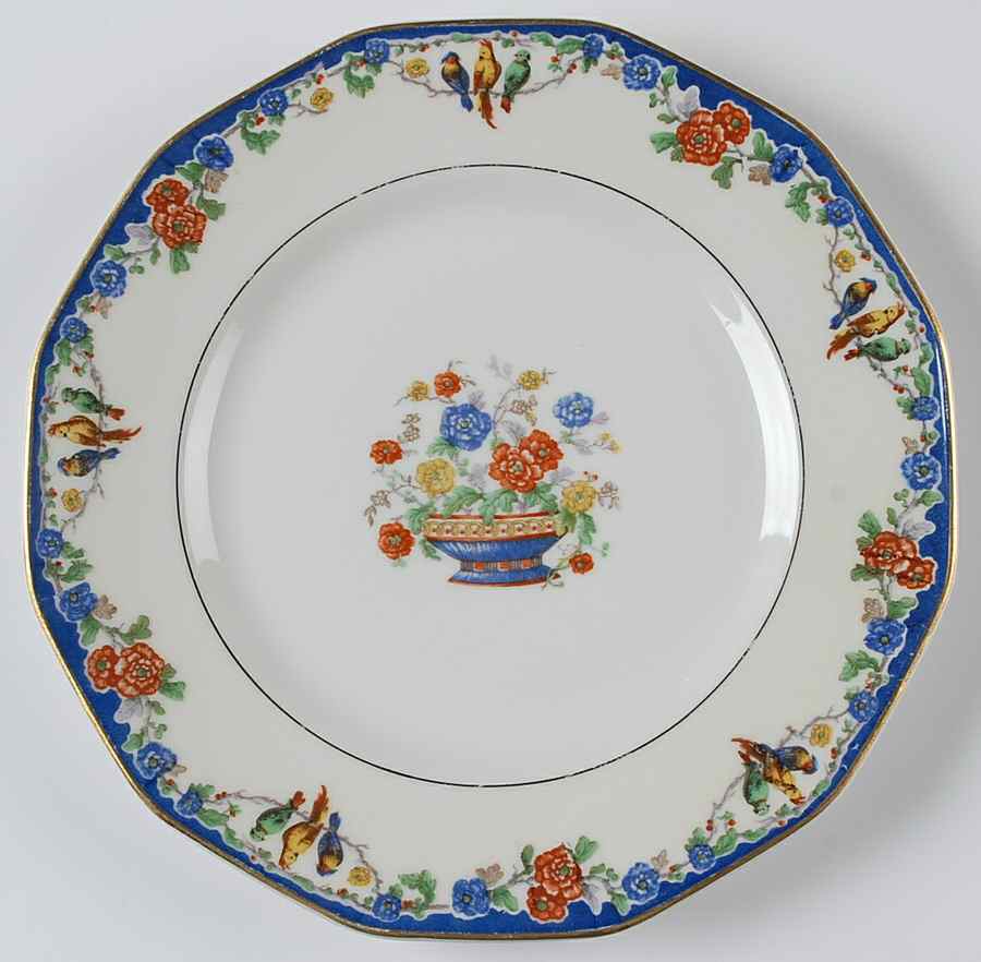 Enchantment (Birds) Luncheon Plate by Haviland-1