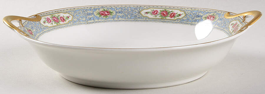 Enchantment (Floral) 9" Round Vegetable Bowl by Haviland-1