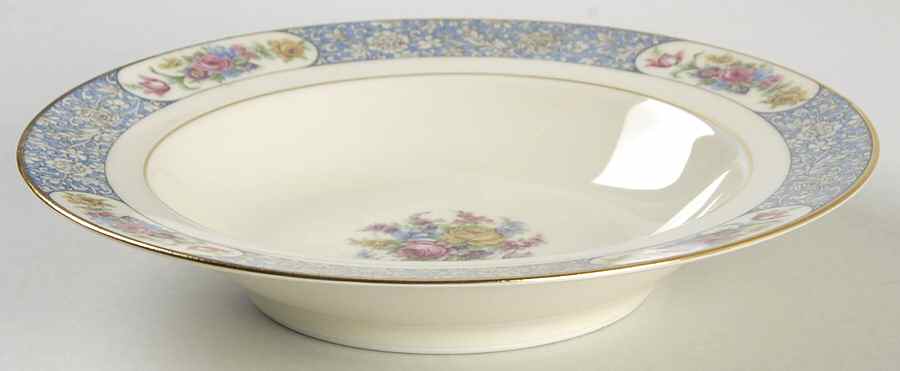 Enchantment (Floral) Rim Soup Bowl by Haviland-1