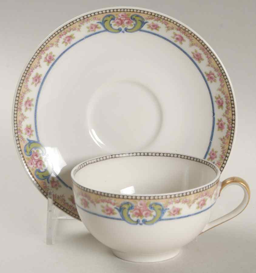 Essex Flat Cup & Saucer Set by Haviland-1