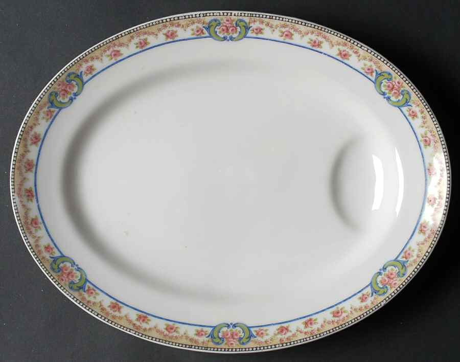 Essex 11" Oval Serving Platter by Haviland-1