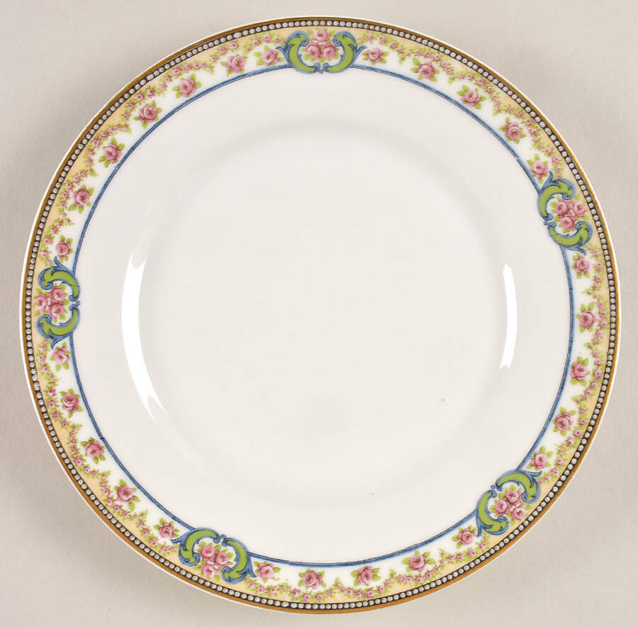 Essex (Gold Trim) Luncheon Plate by Haviland-1