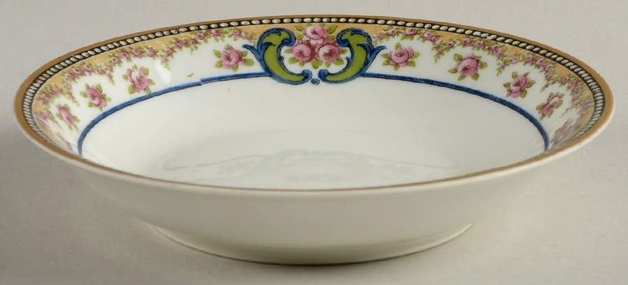 Essex (Gold Trim) Fruit/Dessert (Sauce) Bowl by Haviland-1