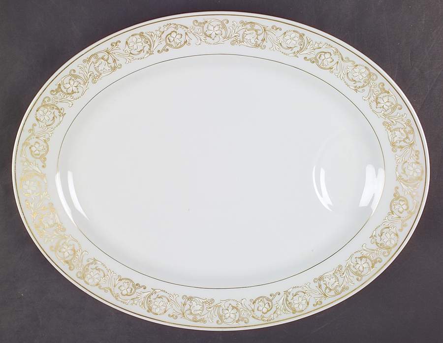 Esterel 16" Oval Serving Platter by Haviland-1