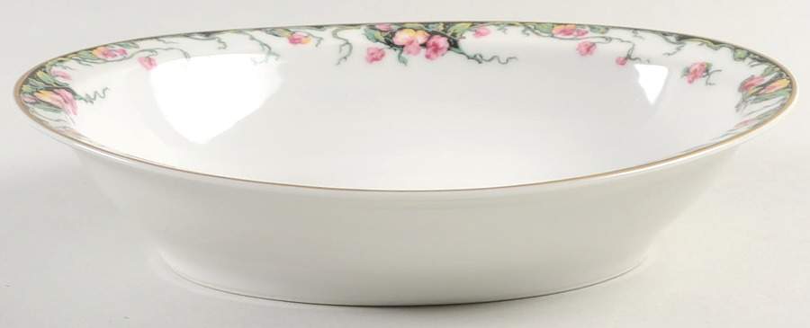 Esther 9" Oval Vegetable Bowl by Haviland-1
