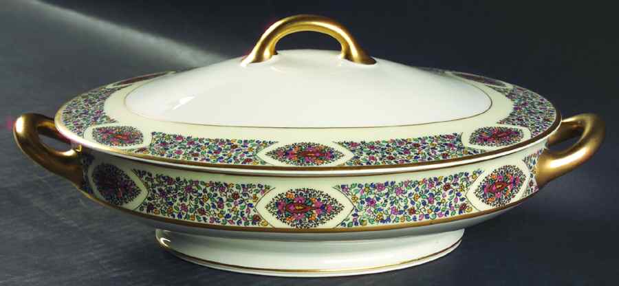 Fantaisie Oval Covered Vegetable by Haviland-1