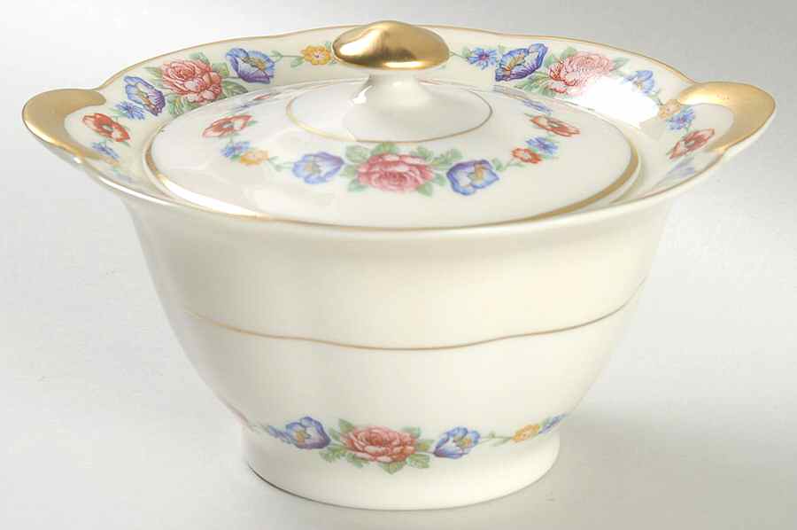 Ferrand Sugar Bowl & Lid by Haviland-1