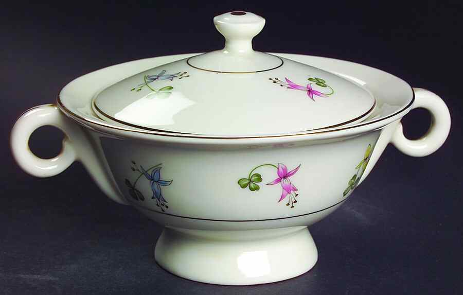 Festival Sugar Bowl & Lid by Haviland-1