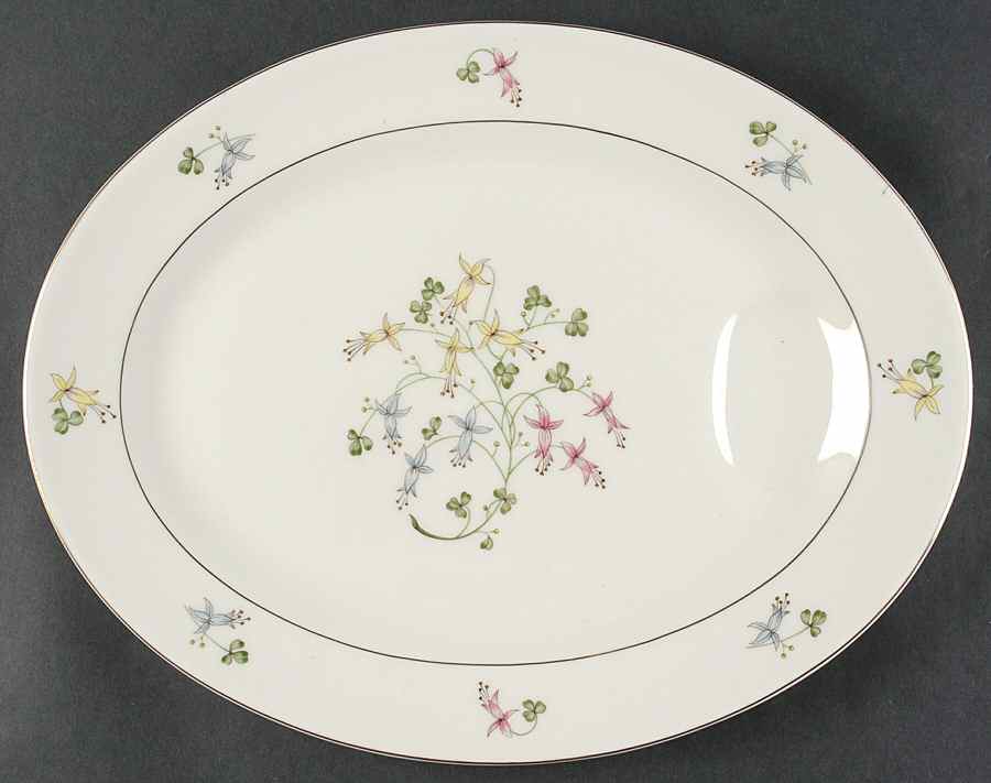 Festival 14" Oval Serving Platter by Haviland-1