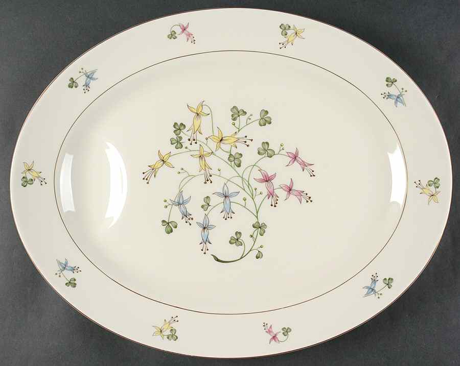 Festival 16" Oval Serving Platter by Haviland-1