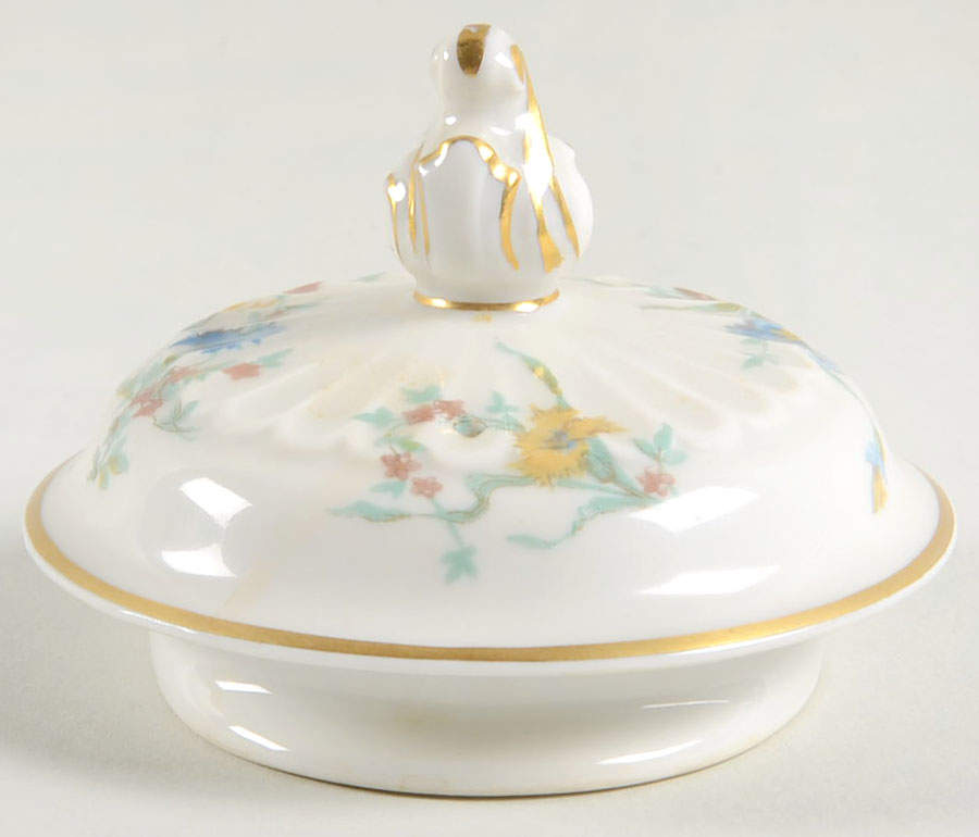 Fleurette (White, Newer) Lid for Teapot by Haviland-1