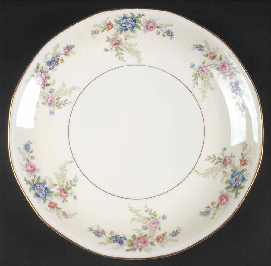 Fleurette (Cream, Older) 12" Chop Plate (Round Platter) by Haviland-1