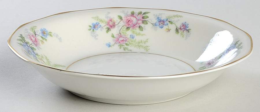 Fleurette (Cream, Older) Coupe Soup Bowl by Haviland-1
