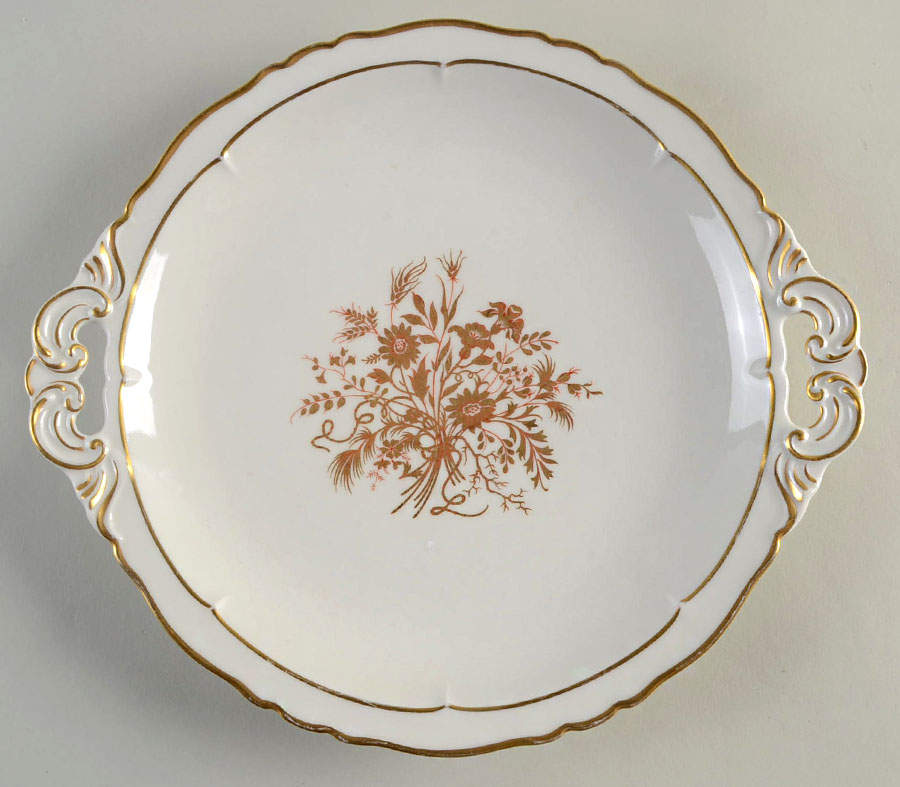 Floreal Handled Cake Plate by Haviland-1